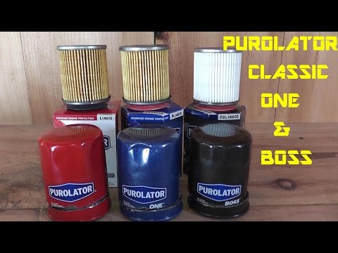 Purolator Classic - Purolator One - Purolator Boss Oil Filter Review | Purolator Oil Filters