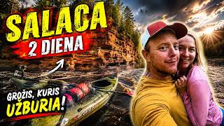 Salaca upe 2 diena | Ar atlaike baidare visus akmenis ?