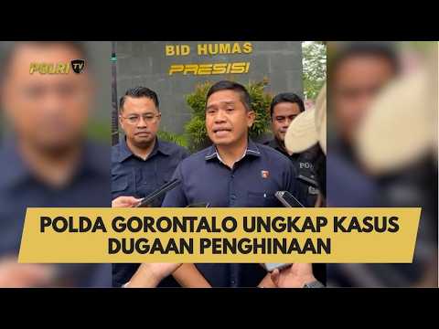 POLDA GORONTALO UNGKAP KASUS DUGAAN PENGHINAAN
