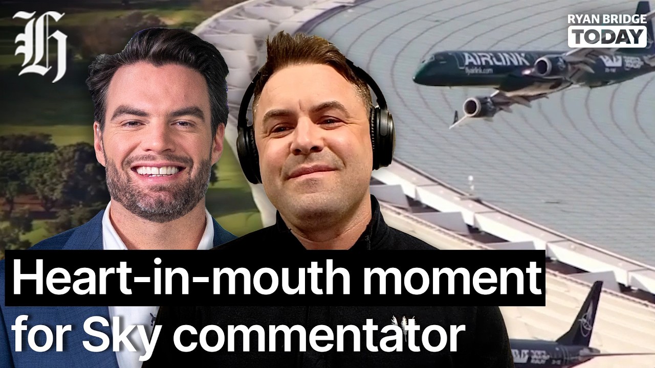 'I genuinely freaked out': Heart-in-mouth moment for Sky commentator | Ryan Bridge TODAY