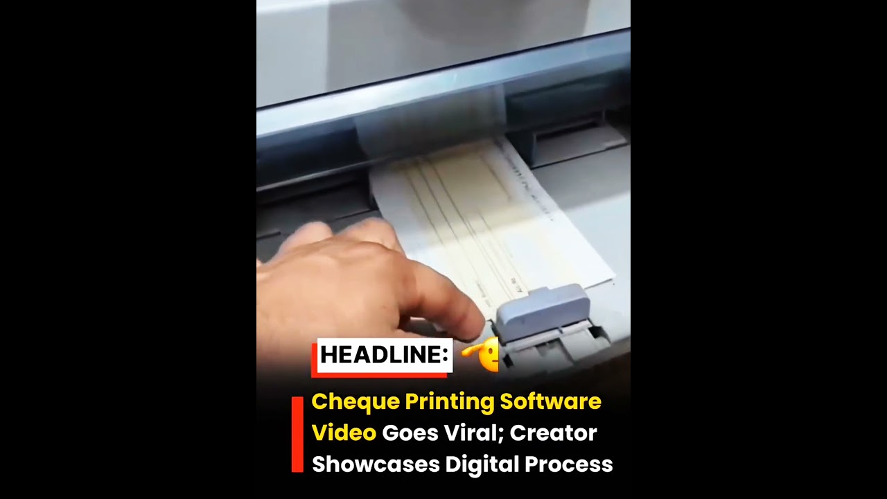 Printing Cheques Was Never This Easy 😳