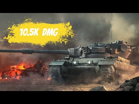 World of Tanks   Super Conqueror   -   8 Kills   10.5K   Damage     Patch 1.10.0