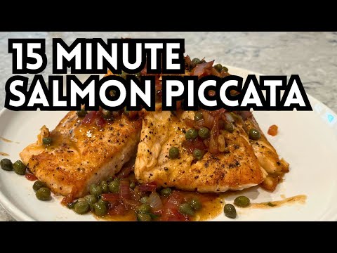 Delicious Salmon in 15 Minutes! | Salmon Piccata