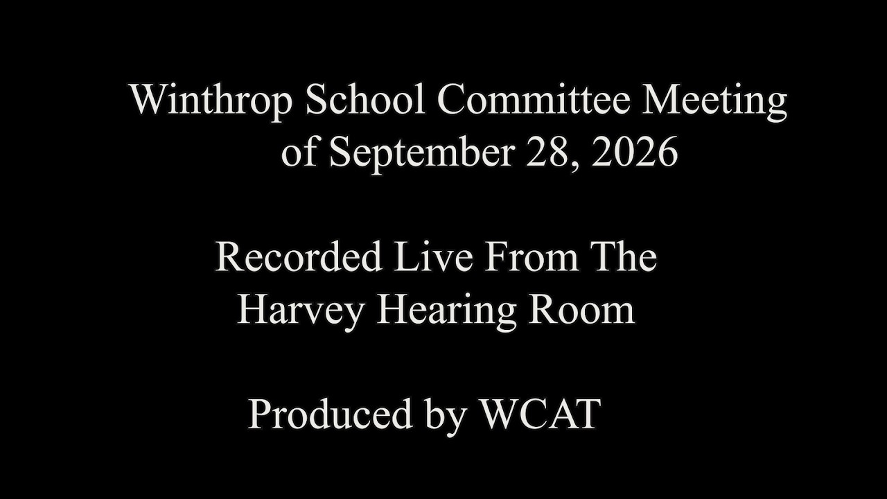 From the School Committee