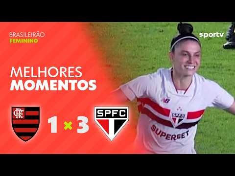 Gols e melhores lances de Flamengo x São Paulo