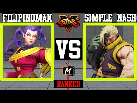 SFV CE 🥋 Filipinoman (rose) VS (nash) Simple_Nash