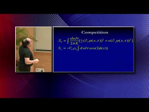 Thierry Giamarchi  - Clean and Dirty Bosons in 1D Lattices (WTPT)