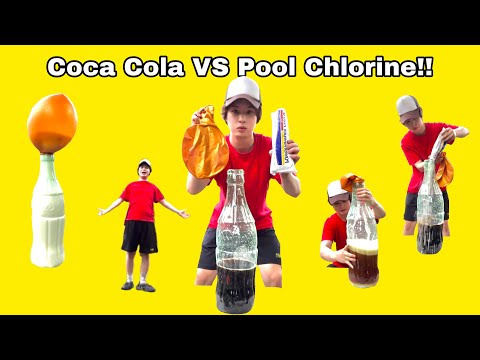Coca Cola VS Pool Chlorine !!