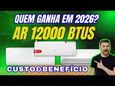 ALERTA de Oferta! Compre os 3 Melhores AR Condicionado 12000 BTUS com DESCONTO Exclusivo em 2026!