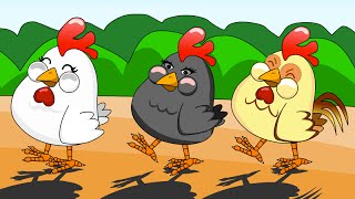 Quand trois poules vont aux champs