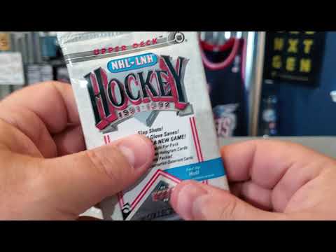 Ripping A 1991-92 Upper Deck NHL Hockey Pack - Did We Pull Anything Good???