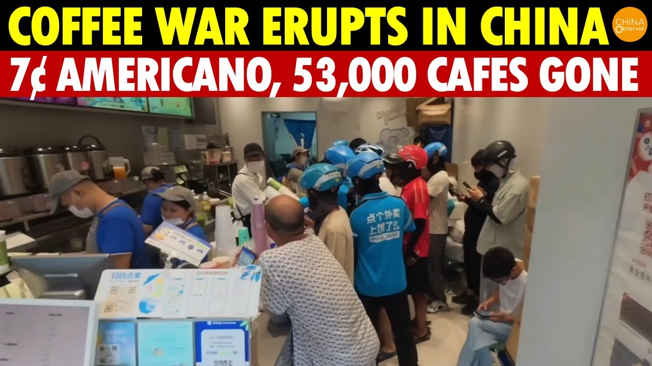 China’s Coffee Price War: Deep Roast Americano for 7¢, 53,000 Cafes Gone This Year