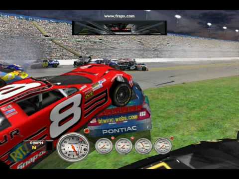 NASCAR Crash at the Daytona Intl. Speedway