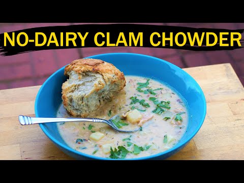 Non-Dairy Clam Chowder (If you love New England Clam Chowder, here is a dairy & gluten-free option)