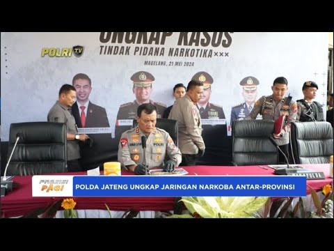 POLDA JATENG UNGKAP JARINGAN NARKOBA ANTAR PROVINSI
