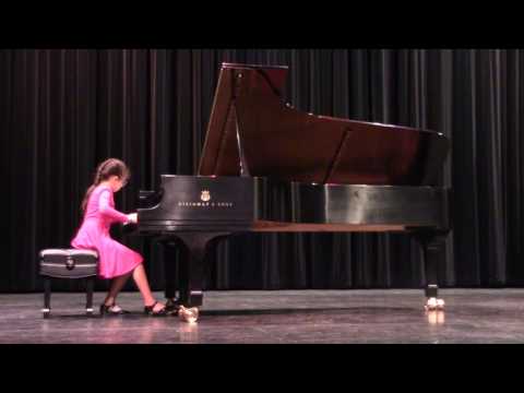 Roxy Jones, 9, Silver State competition, Nov 5, 2016. Classical piano solo 1st prize
