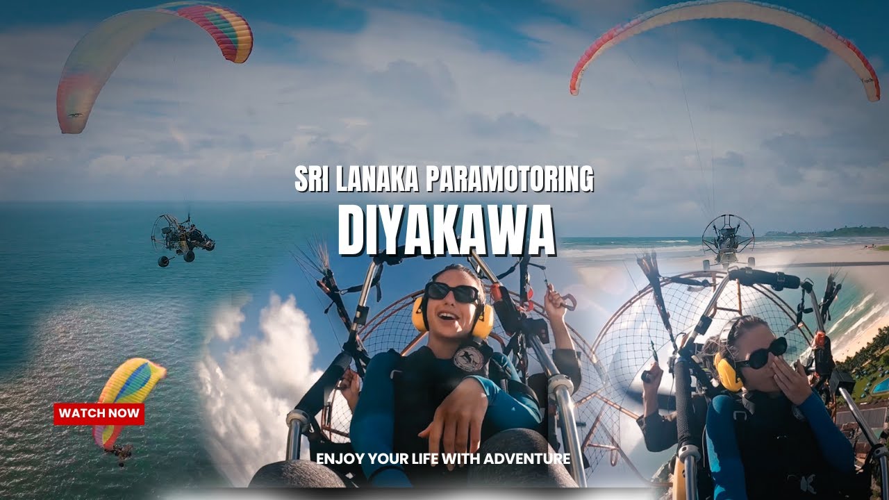 See Bentota from sky with Paramotoring adventure.