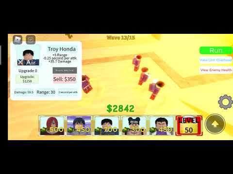 Roy Mustang Showcase All Star Tower Defense