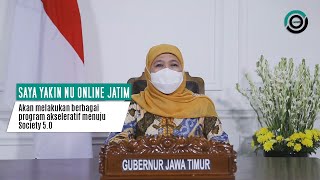 Ucapan Selamat dan Harapan Gubernur Jawa Timur untuk NU Online Jatim