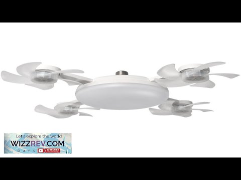 Elfeland Creative Drone Style E27 LED Fan Light 2 in 1 Lighting & 3 Speed