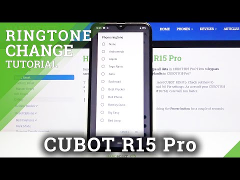 How to Change Ringtone in CUBOT R15 Pro – Ringtone List