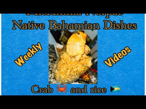 Cook Bahamian Crab and Rice with me