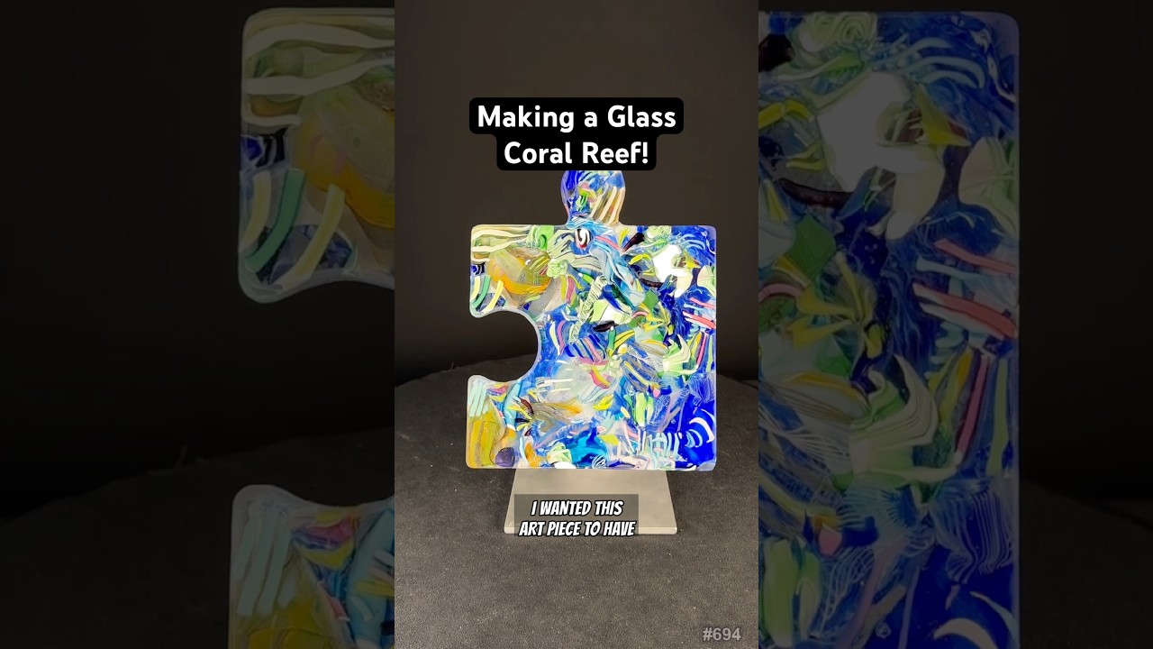 Creating an Aquatic Coral Reef Glass Art Piece