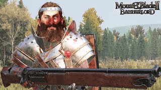 Holy warrior fights as a noble with a HAND CANNON