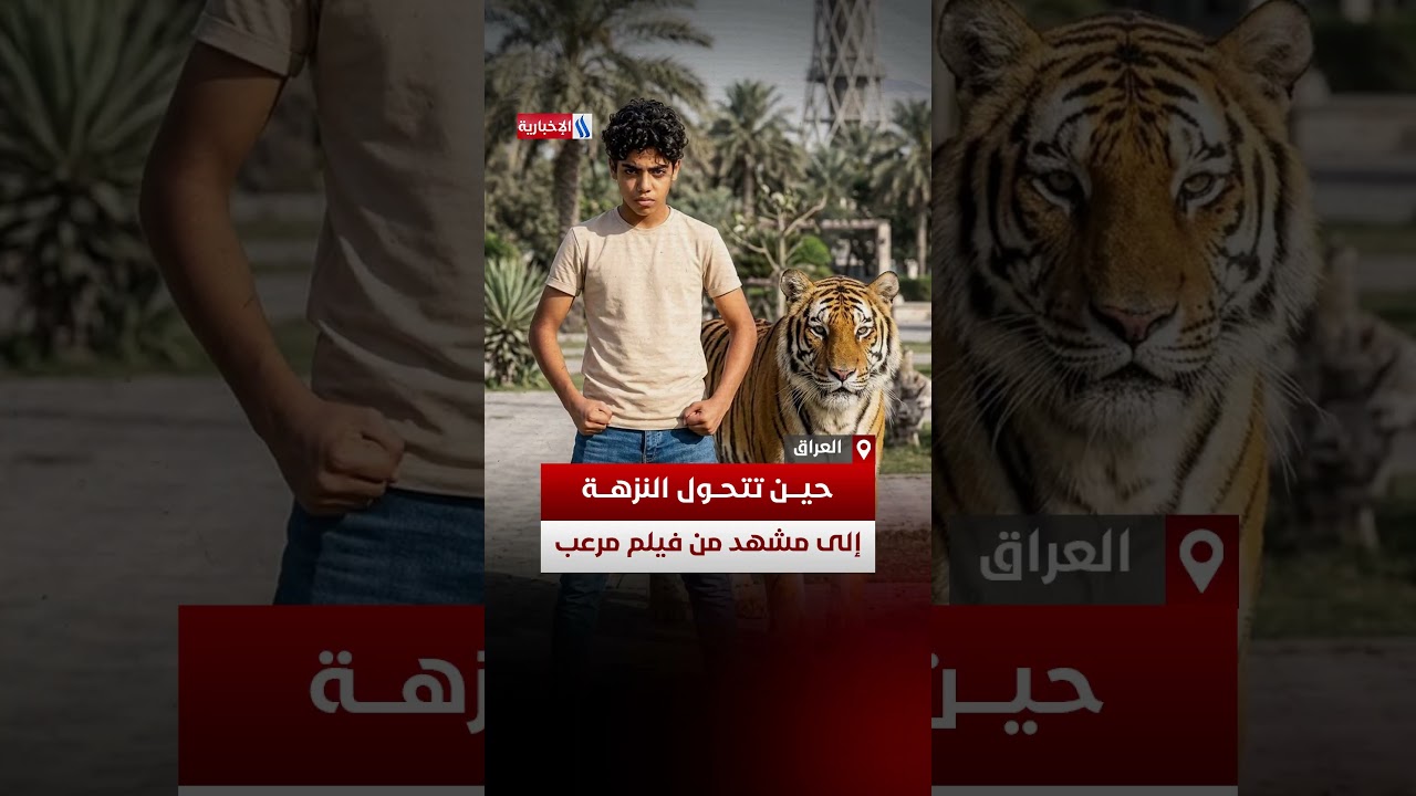 فيديو | حين تتحول النزهة الى مشهد من فلم رعب