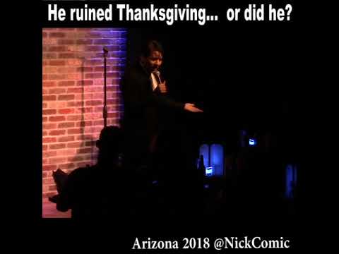 He ruined Thanksgiving... or did he? (Crowd Work Clip)