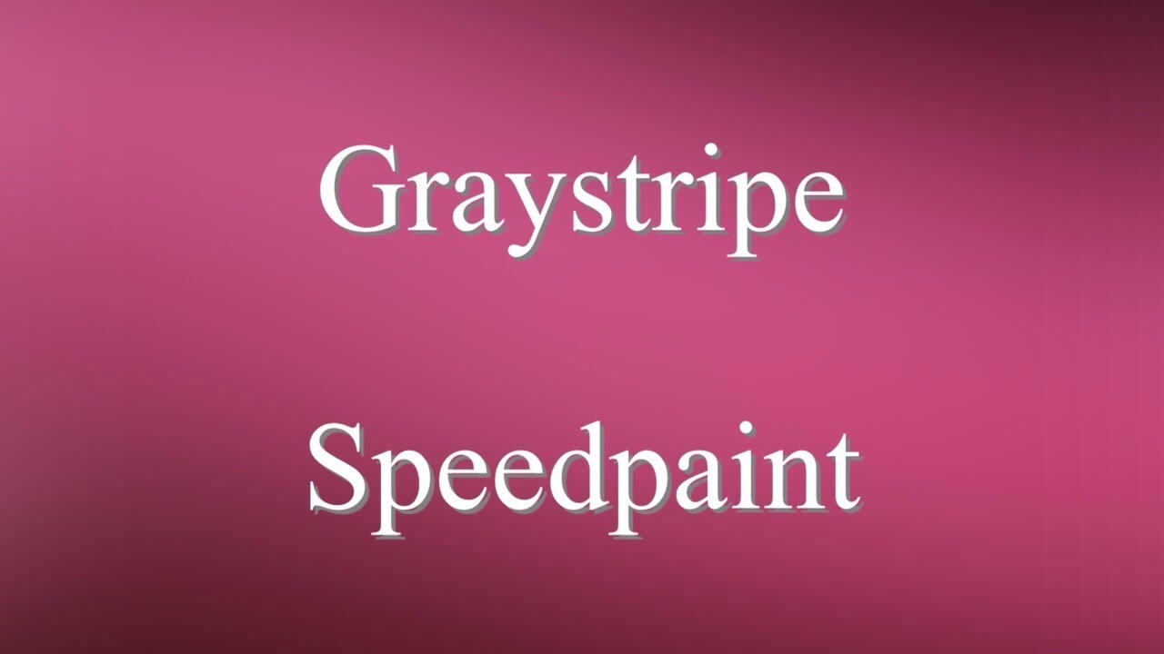 Graystripe (Procreate Speedpaint)