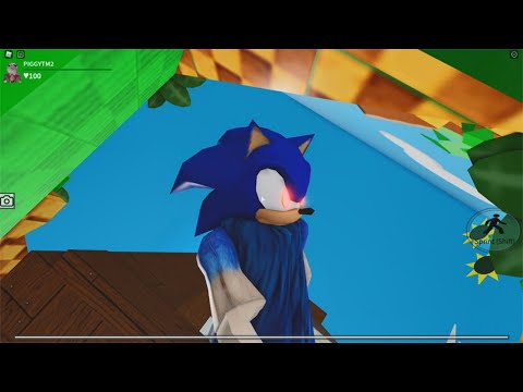 NEW  SONIC.EXE  GLITCH JUMPSCARE  |  Roblox Piggy FANGAME