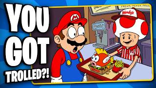 I was TROLLED at WENDY'S in Super Mario?!