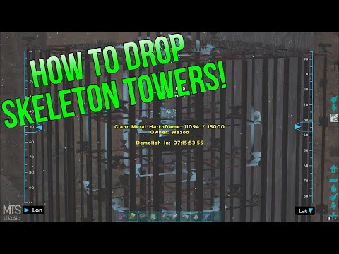 Dropping A Fat Skeleton Tower Without Soaking A Single Bullet! - Ark Survival Evolved - MTS Ep.6