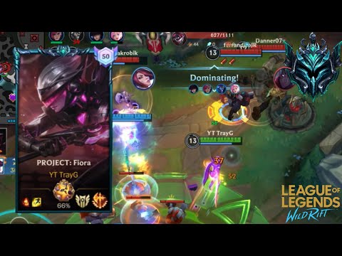 WILD RIFT FIORA VS NAUTILUS | TOP 50 Fiora gameplay