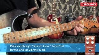4Sound Gear Guide - Mika Vandborg om TC Electronics TonePrint Shaker Vibrato pedal