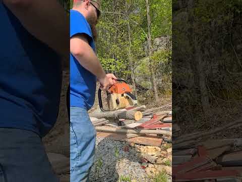 #chainsaw #stihl #028 woodboss #fyp just a stocker with a muffler mod