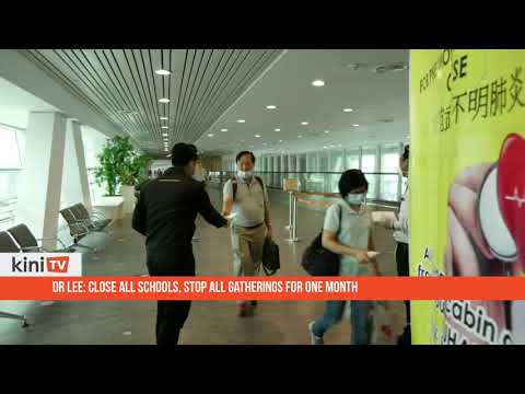 Dr Lee wants gov't to close all schools for one month