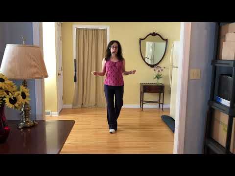 11:59 (slower) - L5 Line Dance Lesson & Dance Along - Music @ 10:44