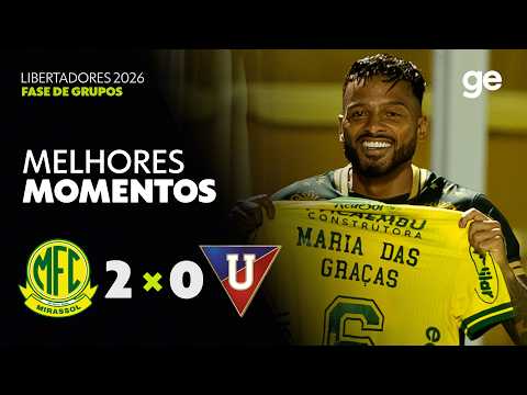 Gols e lances de Mirassol x LDU