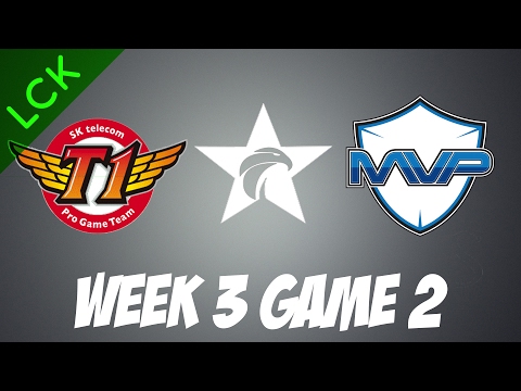 SKT vs MVP | Game 2 | HIGHLIGHTS | LCK W3D3 2017 Spring split