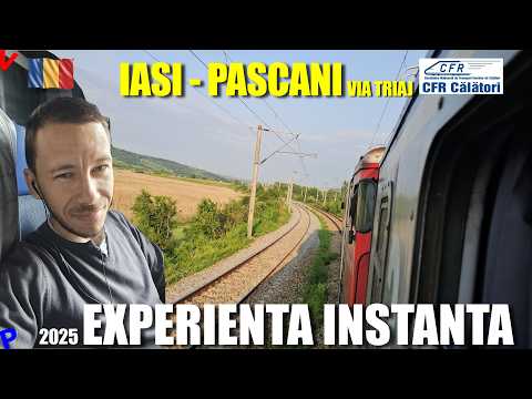 Fast train on the Iași – Pașcani route without stopping! Open windows, speed and authentic sound 🚆