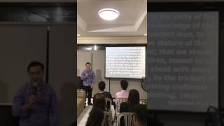 Learning How To Be Equip -Bishop Vincent Parayno (March 15, 2017)