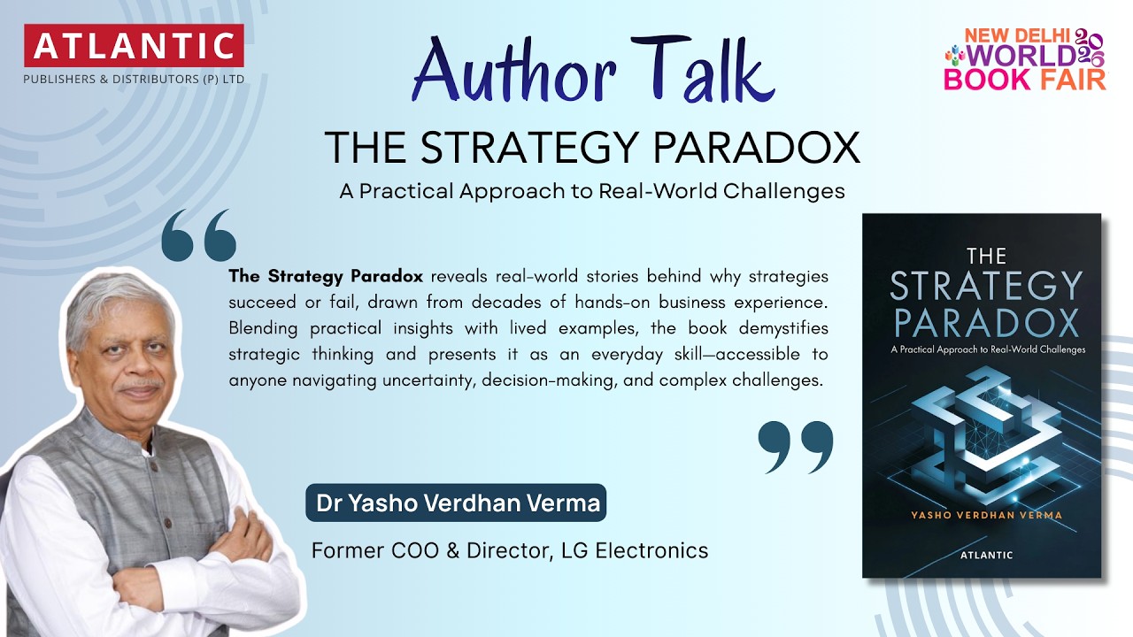 Author Talk with Dr Yasho Vardhan Verma – New Delhi World Book Fair 2026