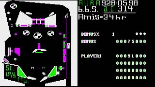 Aura BBS Pinball Construction Set PCS FLIPPER ATARI 8BIT XL XE 400 800 600 1200 1400 1450 ATARIMANIA