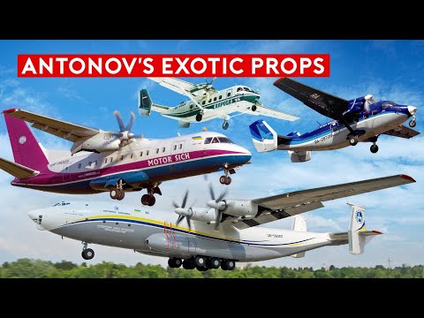 Flying on Exotic Antonov Props - An-22, An-28, An-38 and An-140