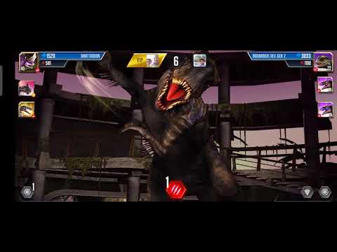 BARYONYX VS GLYTHRONAX / Jurassic world the game #566