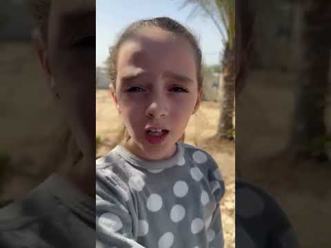 Palestinian child Nesreen describes what mornings are like in the Gaza Strip #gaza #freepalestine
