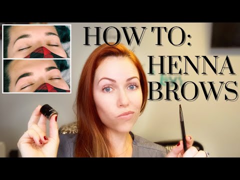 HOW TO: HENNA BROW TUTORIAL FOR PERFECT EYEBROWS
