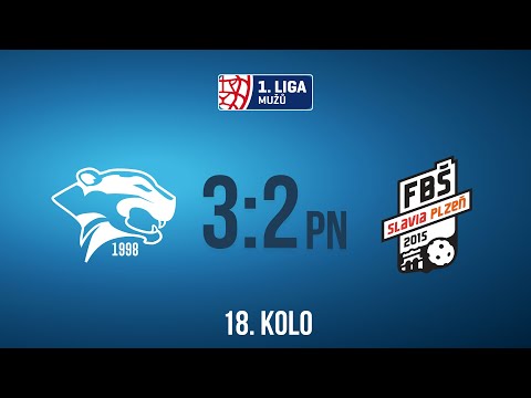 PANTHERS OTROKOVICE -  FBŠ SLAVIA Fat Pipe Plzeň (1. liga mužů, Základní část, 18.kolo)